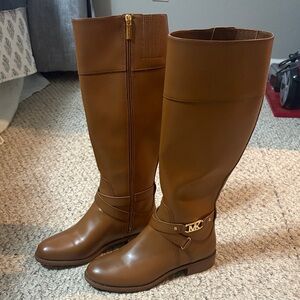 Michael Kors Tan Over the Knee Boots